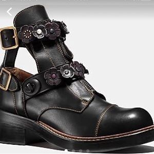 Coach Moto cutout boot